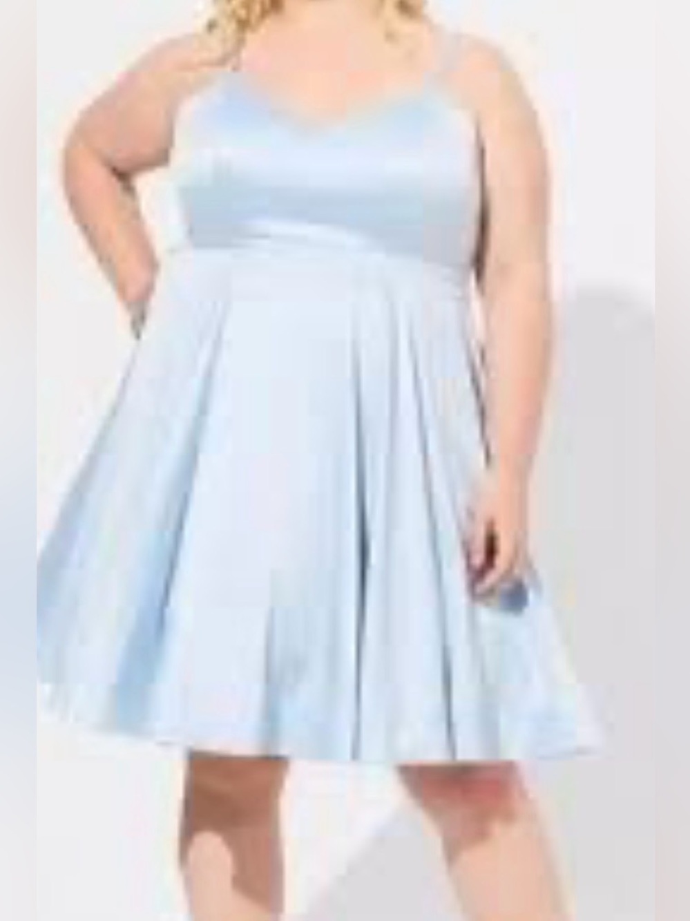 NWT Torrid satin mini fit flare skater dress size 28 - Picture 2 of 10